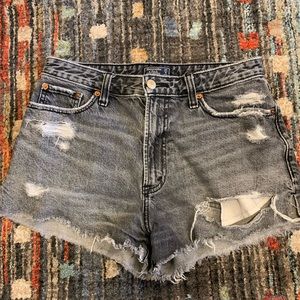 abercrombie & fitch high rise shorts